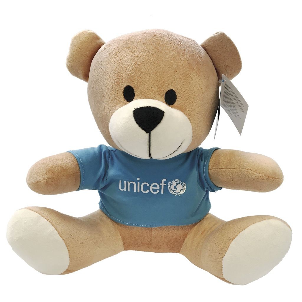 ÖLELNI VALÓ UNICEF MACKÓ (30 CM)
