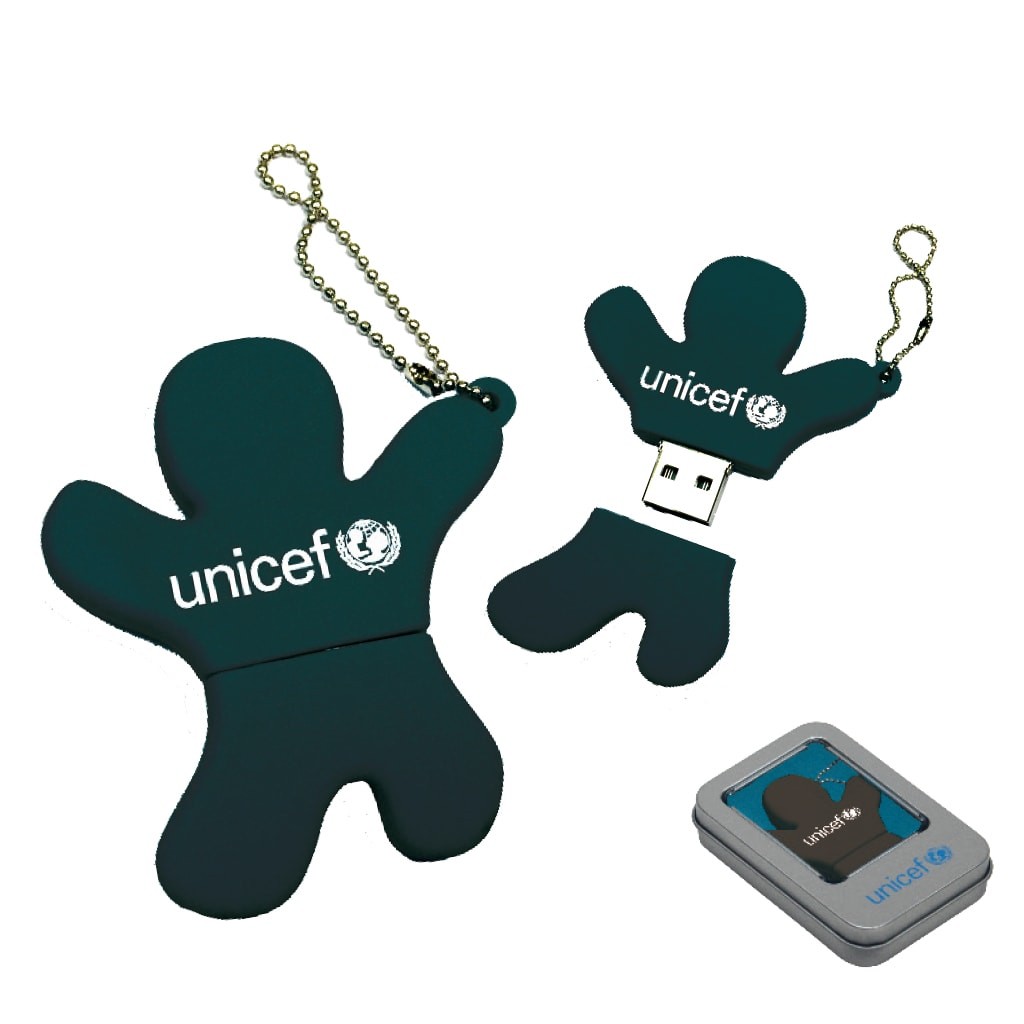 UNICEF Ajándék EMBER ALAKÚ PENDRIVE 32GB